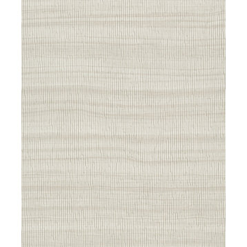 Natural faux-plain Printed Wallpaper, Light Beige, Double Roll