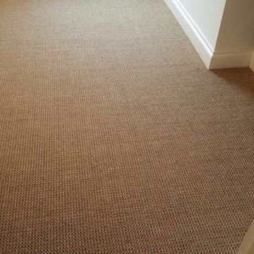 Sisal Carpet Installed to Room in Private Residence