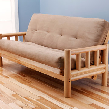 Lodge Frame with Suede Peat Mattress