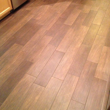Porcelain Plank "Wood Look" Tile Installations in Tampa, Florida