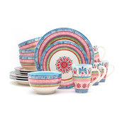 Euro Ceramica Merille 16 Piece Dinnerware Set