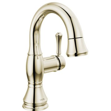 Delta 597-PD-DST Cassidy 1.2 GPM 1 Hole Bathroom Faucet - Polished Nickel