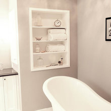 bathroom shelf