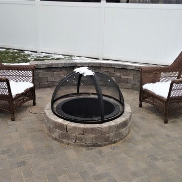 Deck with Patio Combination in Bridgeview, IL