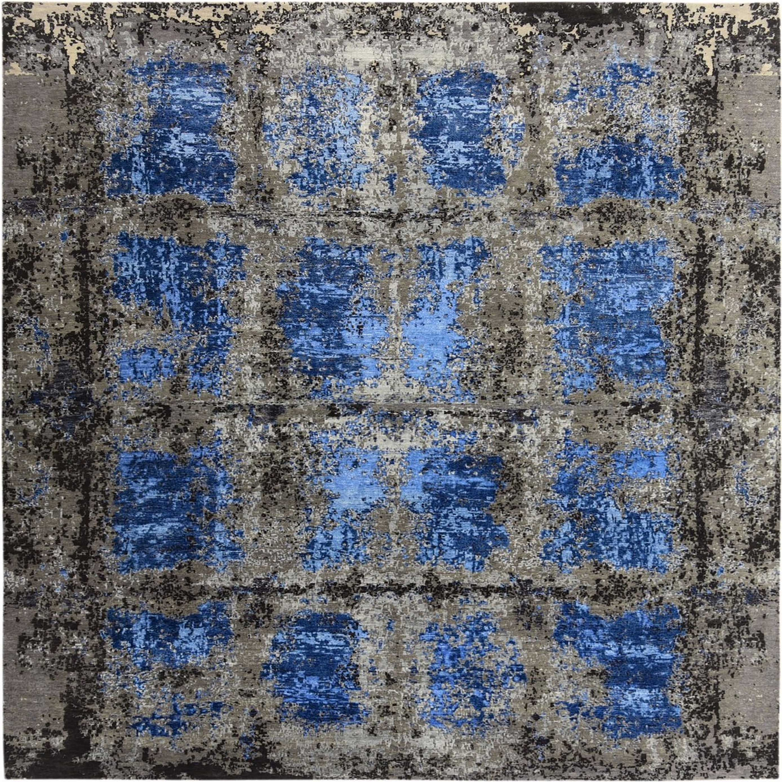 Ahgly Company Indoor Rectangle Mid-Century Modern Area Rugs, 5' x 7', 7 ...