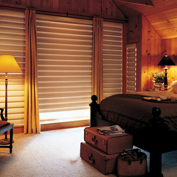 Blackout Shades for Master Bedroom- Hunter Douglas Pirouette