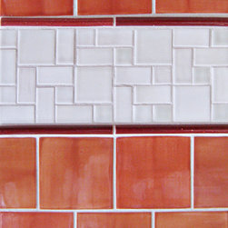 4"X4" Field Tile with Savvy Squares - Tile