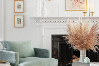 Inspiration for a contemporary living room remodel in Portland
