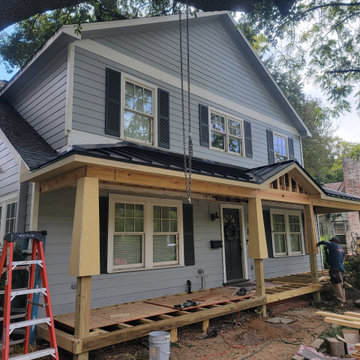 Porch Build - Front Porch