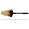 10 Inches Horn Cake Server With Mango Wood Handle, Stained Finish