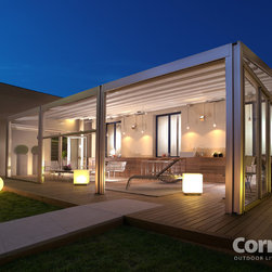 Corradi Pergola Shade Structures - Prefab Studios