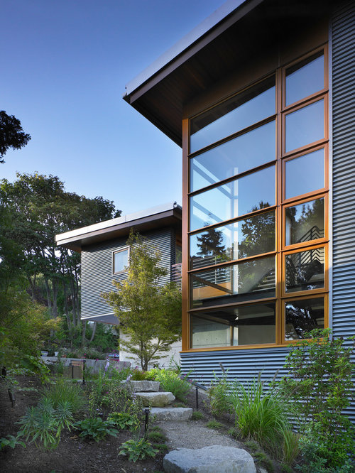 Corrugated Metal Siding | Houzz