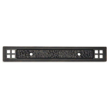 Cosmas 10554ORB Oil Rubbed Bronze 3” CTC Cabinet Pull Backplate, 25-PACK