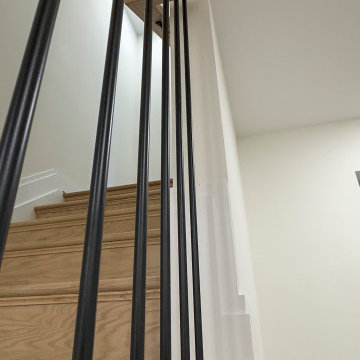 Project #144 | Slightly Curved Transitional Staircase