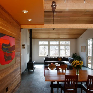 Modernist Renovation in Wakefield MA