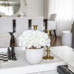 Classis open concept living, dining room - Artificial Flower Arrangements