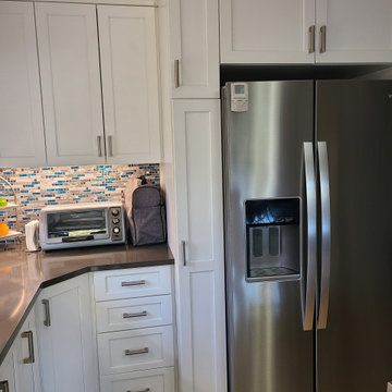 Maximizing space in a small Southborough kitchen