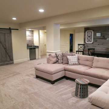 Rustic Basement Remodel