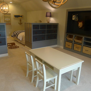 Boys bedroom with playroom