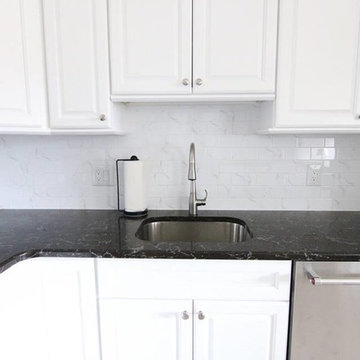 Black and White Kitchen