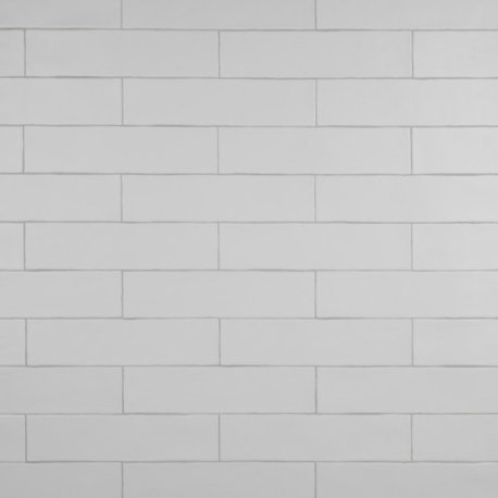 Chester Ceramic Wall Tile, Matte Bianco