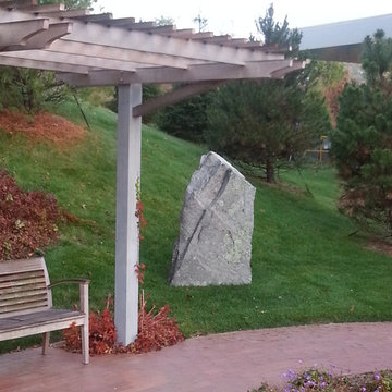 Reclaimed Granite used in Healing Garden