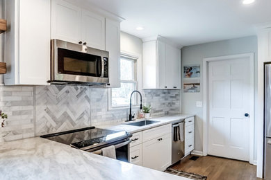 Inspiration for a transitional home design remodel in Other