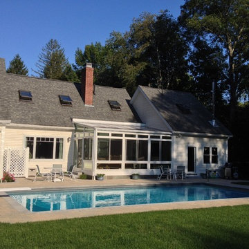 Created Connection to backyard along with improved traffic flow of house.