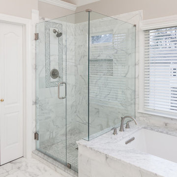 ELEGANT MARBLE MASTER BATHROOM