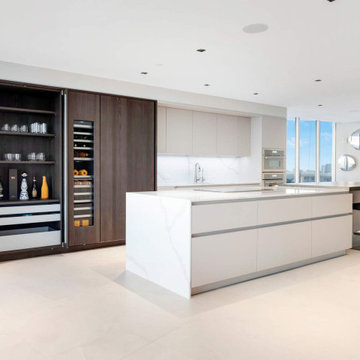 Kitchen with a View // LEICHT Westchester