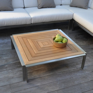 Kingsley-Bate Tivoli Stainless Steel and Teak Outdoor Furniture