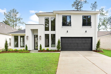 Transitional exterior home idea in New Orleans