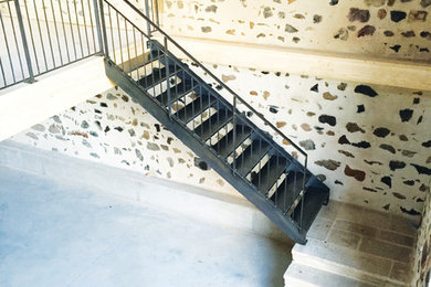 Exemple d'un escalier nature.