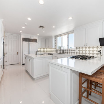 WHITE KITCHEN REMODEL IN BEL-AIR