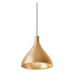 Pablo Designs - Pablo Designs - Swell Medium Pendant Light - Brass - Pendant Lighting