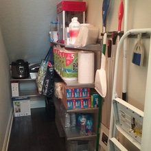 Upstairs Stair Closet