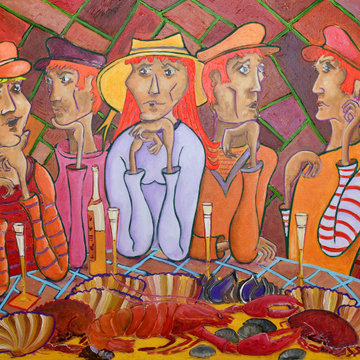 Soizic et ses galants au restau