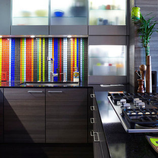 Downtown Houston- Colorful Kitchen renovation