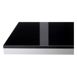 Plan de travail stratifi&eacute; Noir Brillant L.315 x P.65 cm, Ep.38 mm - Kitchen Countertops
