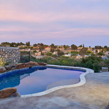 Hillside Backyard Renovation El Paso