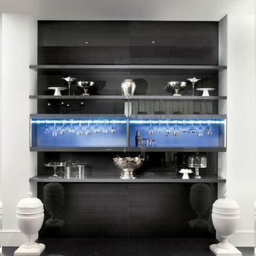 Luxury Dark Black Modern Kitchen By Darash Collection
