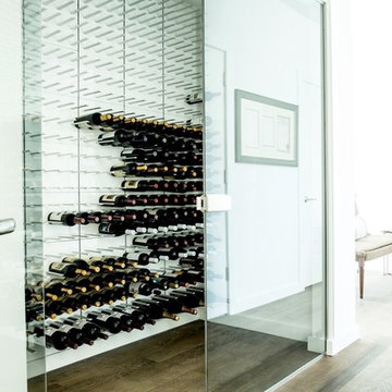 Glass Enclosed Wine Cellars