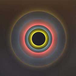 blankblank: Concentric Sconce Light by Rob Zinn, Bullseye Pastel - Wall Sconces