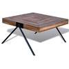 vidaXL Coffee Table with V-shaped Legs Reclaimed Teak Wood Living Room Stand