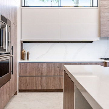 Massive Contemporary Two Tone Kitchen in West Bay