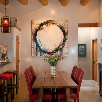 Santa Fe - Art Centered Dining Room