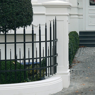 gate pillars, gate fence posts for the entrance or driveway