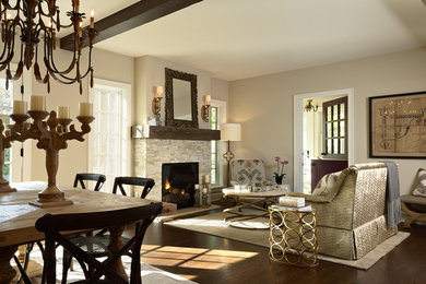Living room - traditional living room idea in Minneapolis