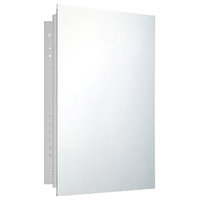 Deluxe Series Medicine Cabinet, 18"x24", Polished Edge, Recessed