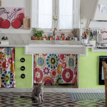 I colori del Mediterraneo di una casa siciliana anni 20